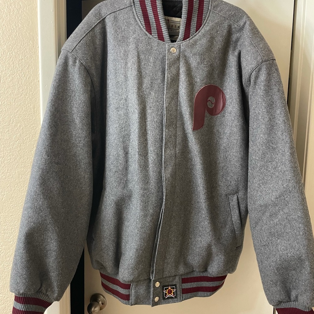 Philadelphia Phillies Wool Bomber Jacket
